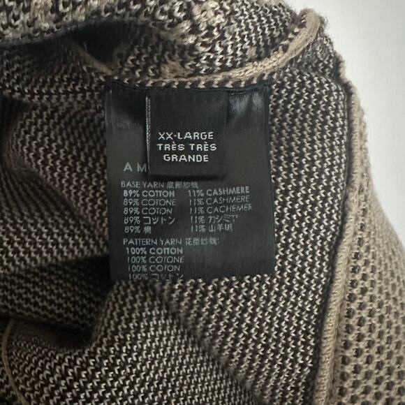 Amiri Bandana Cotton Cashmere Blend Matching Set Tan Brown Polo Shorts Size XXL - Picture 13 of 16